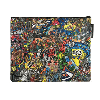 Jumbo Zipper Pouch (Graffiti)