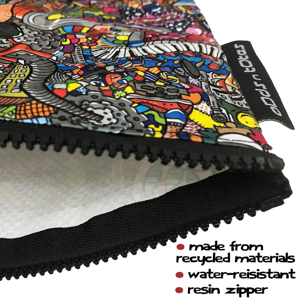 Jumbo Zippered Pouch by ODDS N TOTES Not Just Another Jumbo Zippered